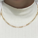 Roberto Coin Alternating Oval and Round Link Chain - Be On Park