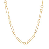 Roberto Coin Alternating Oval and Round Link Chain - Be On Park