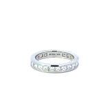 American Jewelry Design Channel Set Diamond Ring