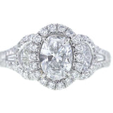 JB Star oval diamond ring