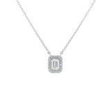 Nader Kash Diamond Bezel Halo Pendant