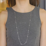 William Levine 36" diamonds by the yard necklace - Be On Park