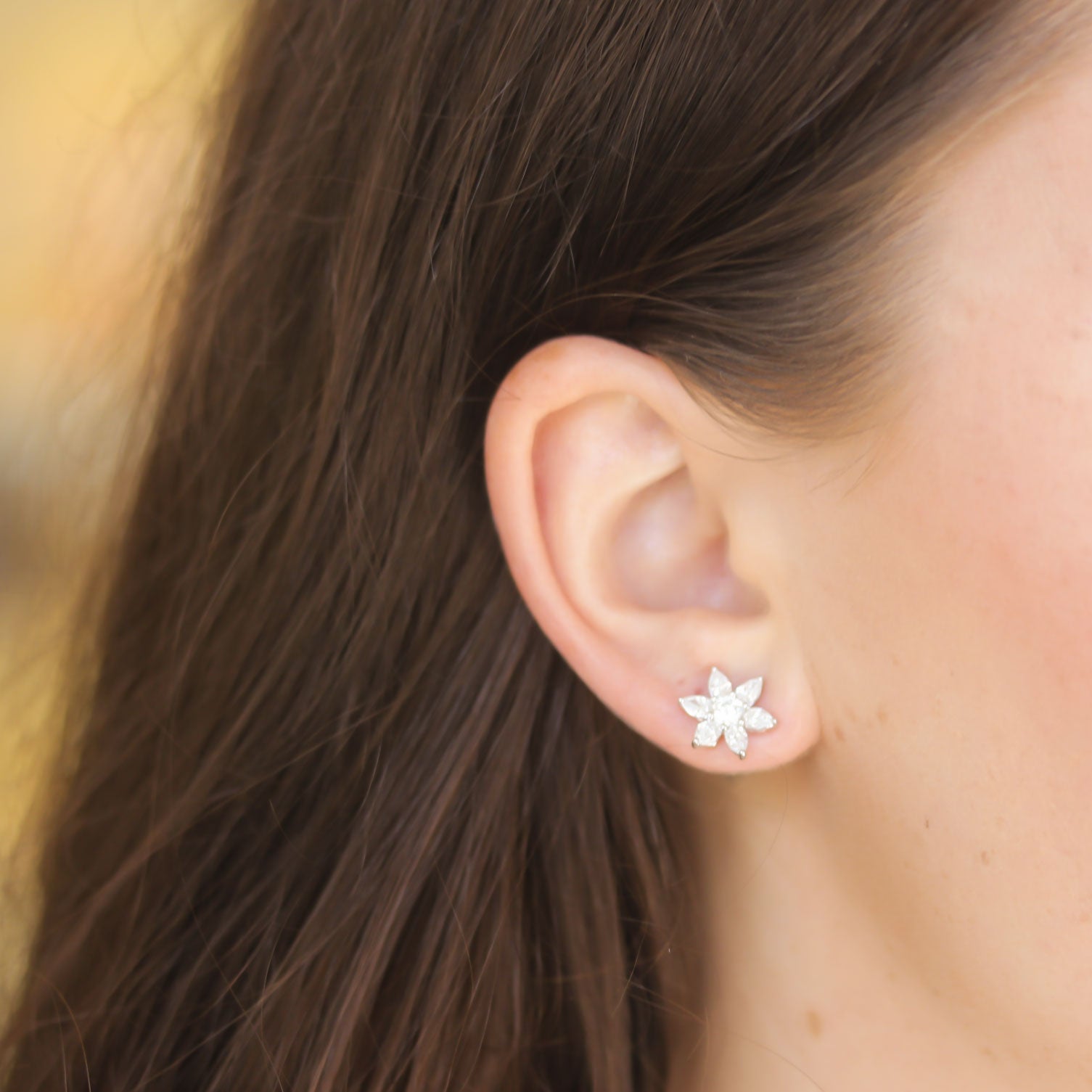 Roberto Coin Stelle Diamond Stud Earrings - Be On Park