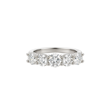 Round Diamond Part-Way Band