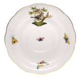 Herend Rothschild Bird Multicolor Tea Saucer