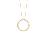 Roberto Coin large diamond circle necklace - Be On Park