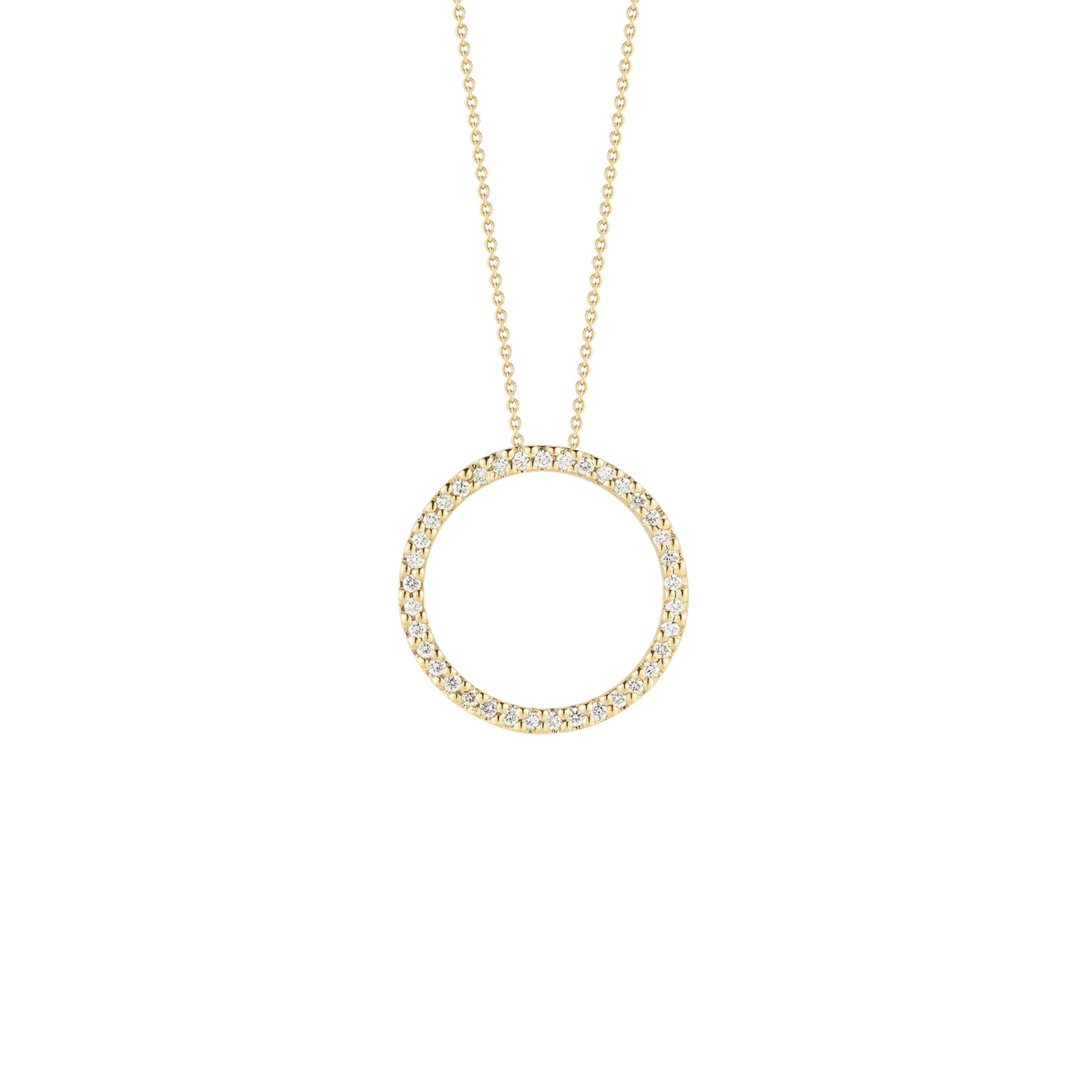 Roberto Coin large diamond circle necklace - Be On Park