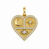 Sydney Evan Diamond Heart Icon Charm