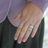 Graziela Diamond Ouro Rio Mega Swirl Ring - Be On Park