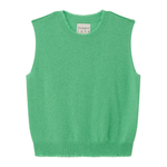 Jumper 1234 Distressed Cashmere Tank in Fresh Green - Be On Park