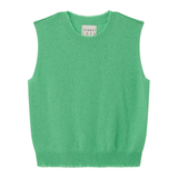 Jumper 1234 Distressed Cashmere Tank in Fresh Green - Be On Park