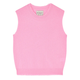 Jumper Sweater Distressed Cashmere Tank in Candy - Be On Park