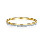 Kwiat Two Tone Sirena Bangle with Diamonds - Be On Park