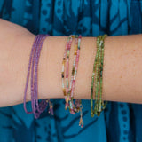 Anne Sportun Green Tourmaline Wrap Bracelet - Necklace - Be On Park