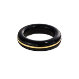 By Pariah Essential Gem Stacking Ring Black Onyx - Be On Park