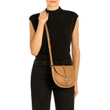 Il Bisonte Archivio Leather Saddle Bag in Gianduia