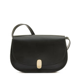 Il Bisonte Atelier Leather Shoulder Bag in Black