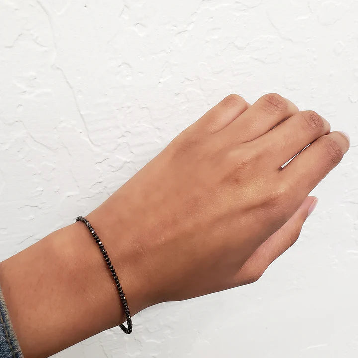 Sethi Couture Noir Black Diamond Bracelet - Be On Park