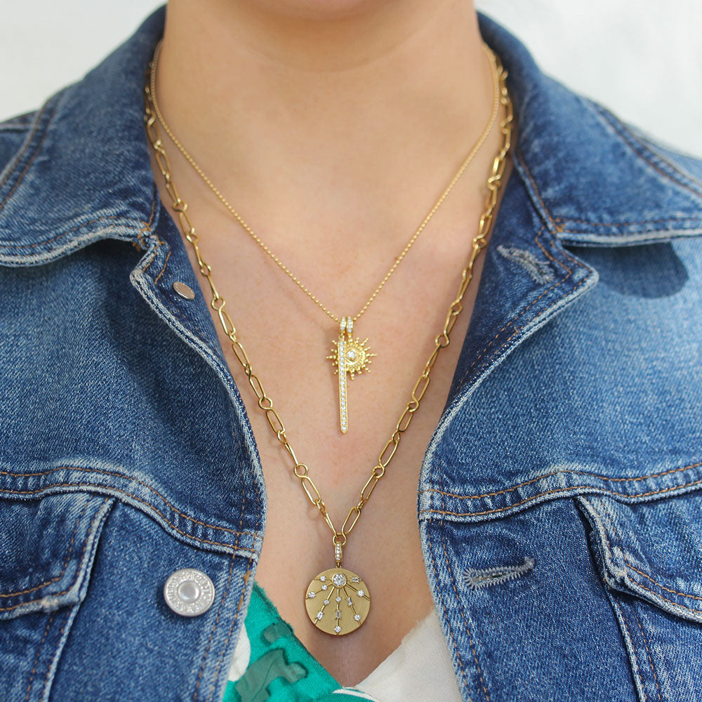 Penny Preville Diamond Petite Penny Illuminating Sun Charm - Be On Park