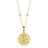 Penny Preville Rainbow Sapphire Galaxy Medallion