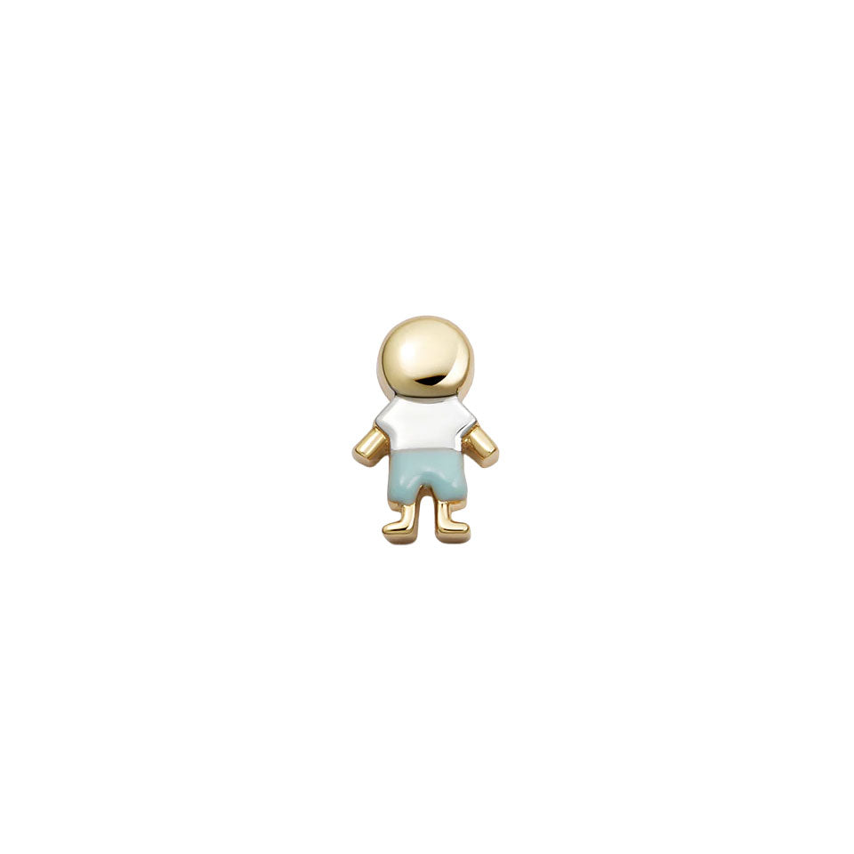 Loquet Enamel Boy Charm - Be On Park