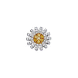 Loquet Diamond and Sapphire Daisy Charm
