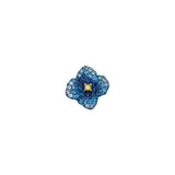 Loquet Blue Sapphire Poppy Charm