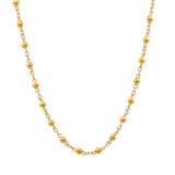 Gurhan Gold Ball Station Necklace