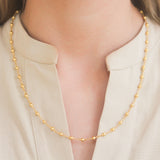 Gurhan Gold Ball Station Necklace