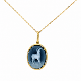Be X Lauren Capricorn Cameo Diamond Pendant Necklace