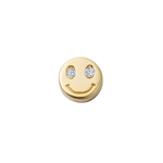 Loquet 18k Yellow Gold Happy Face Charm - Be On Park