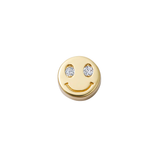 Loquet 18k Yellow Gold Happy Face Charm - Be On Park