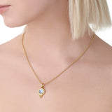 Temple St Clair Classic Blue Moonstone Temple Pendant - Be On Park