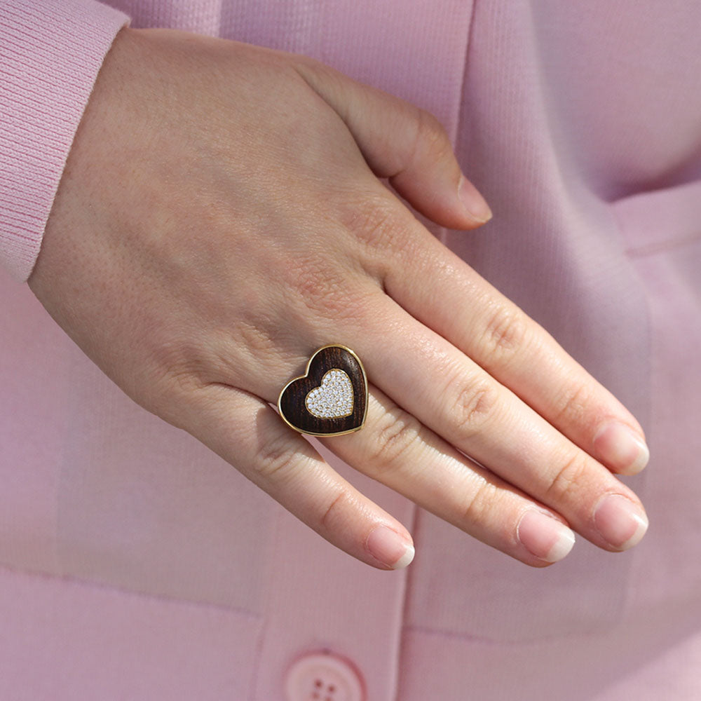 Emily P. Wheeler Rock Heart Ring - Be On Park