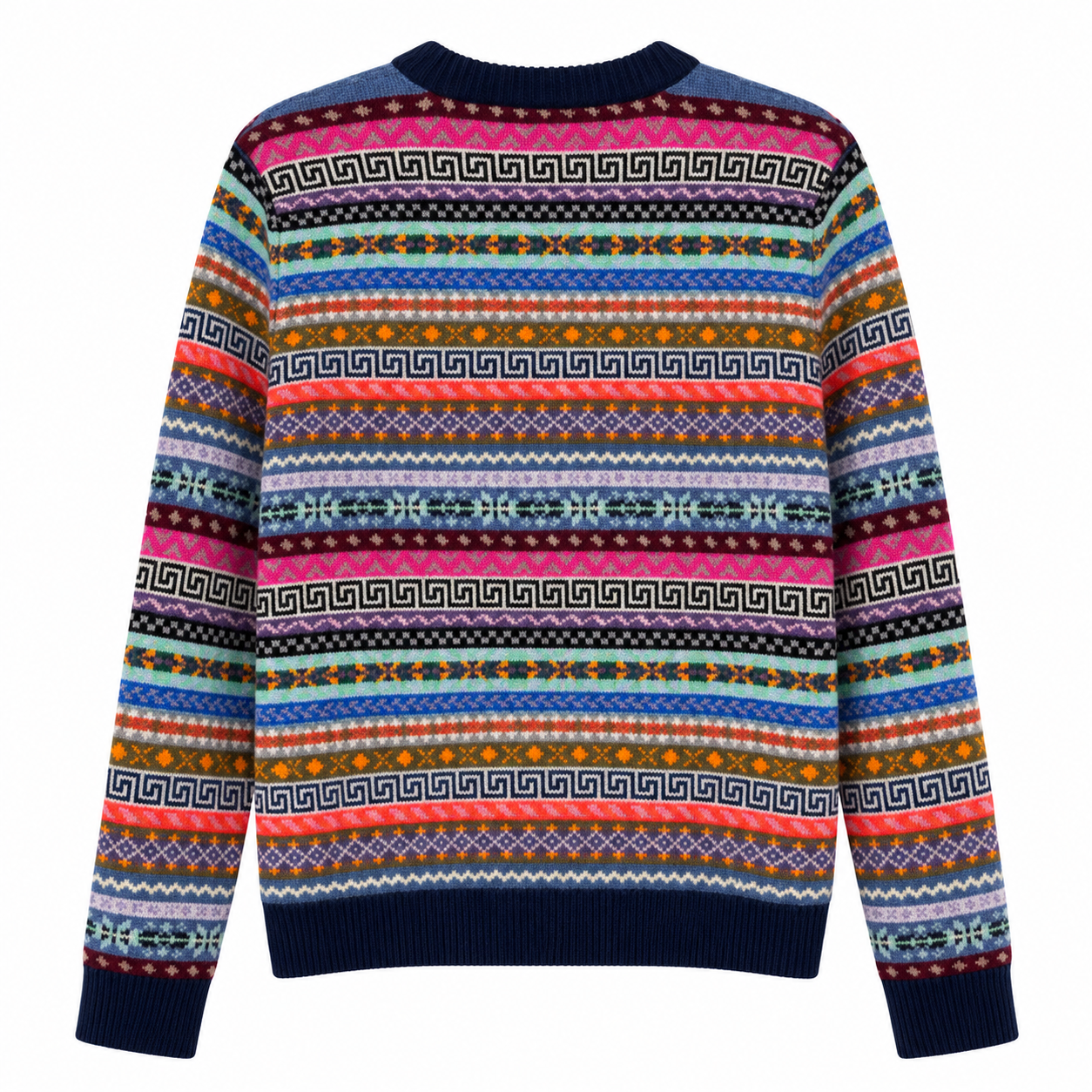Suzie Kondi Kismet Sweater in Navy Fair Isle - Be On Park