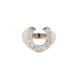 Vintage Diamond Horseshoe Ring - Be On Park