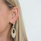 Kwiat Cobblestone Marquise Shape Earrings