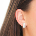 Kwiat Cascade Linear Diamond Huggie Earrings - Be On Park