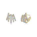 Kwiat Five-Row Diamond Earring/Cuff Studs - Be On Park