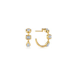 Kwiat Bezel-Set Diamond Hoop Earrings - Be On Park