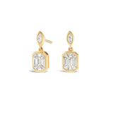 The Finest Stack Sken Diamond Earrings