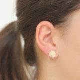 Temple St. Clair Sole Luna Earrings with Diamonds