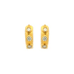 Gurhan Huggie Earrings with Diamond - Be On Park
