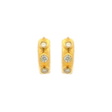 Gurhan Huggie Earrings with Diamond - Be On Park