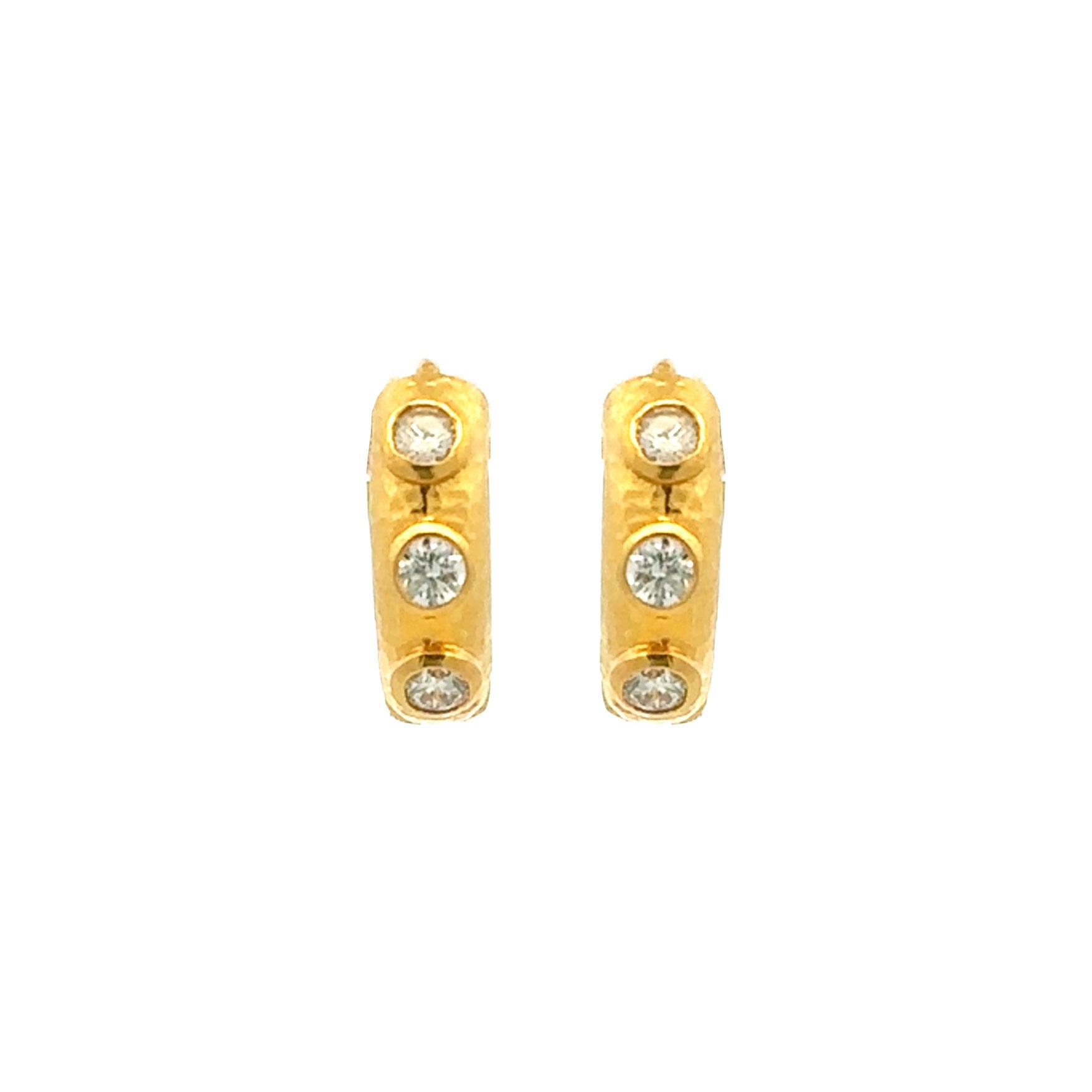 Gurhan Huggie Earrings with Diamond - Be On Park
