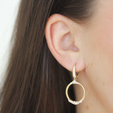 Penny Preville Diamond Accent Round Stardust Earrings