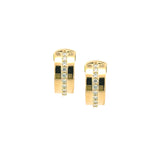 Penny Preville High Polish Diamond Hoop Earrings