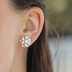 Paul Morelli Pearl Orbit Stud Earrings with Diamond - Be On Park