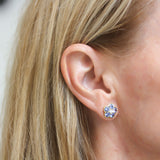 Paul Morelli Wild Child Blue Sapphire and Diamond Studs