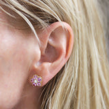 Paul Morelli Wild Child Pink Sapphire and Diamond Studs